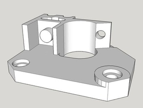 monoprice mini 3d filament besleme taban seçin yazıcı parçaları 3d print model - Mito3D