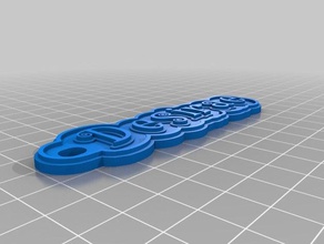 desirae Schlüsselanhänger angepasst 3d print model - Mito3D