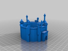 fort dawah buildings structures customized 3d print model - Mito3D