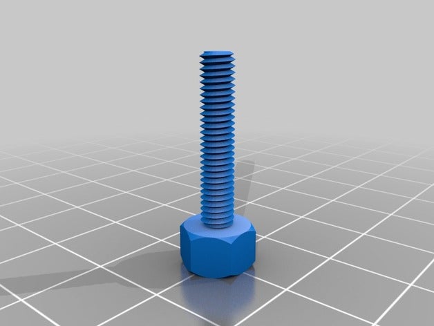 20 mm m4 cıvata parçalar özelleştirilmiş 3D print model - Mito3D