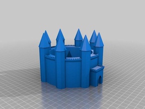 meu personalizados fortaleza medieval gerador edifícios estruturas 3d print model - Mito3D