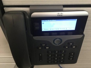 cisco-78xx-7800-7841 phone cubical wall mount office 3d print model - Mito3D