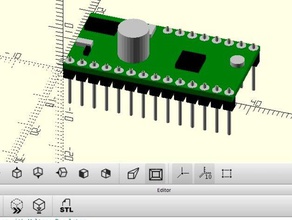 model pololu a4988 stepper motor driver carrier voltage regulator parts openscad 3d print model - Mito3D