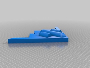 b-2 stealth bomber 3d stampa 3d print model - Mito3D