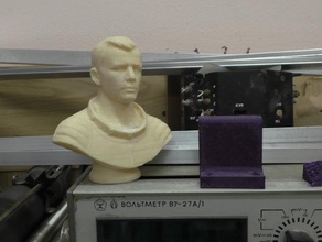 yuri gagarin, primer hombre space sculptures rar print impresión a doble rusia 3d print model - Mito3D