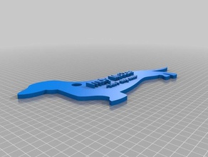 indy llavero llaveros personalizado 3d print model - Mito3D