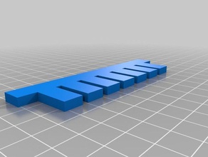 gel box comb biology customized 3d print model - Mito3D