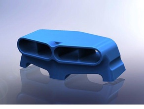 hood scoop hot rod los vehículos 3d print model - Mito3D
