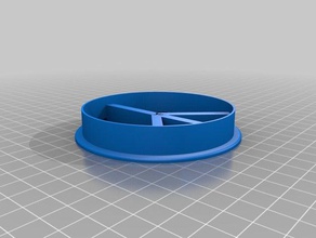 cookie cutter Frieden Küche Essen 3d print model - Mito3D