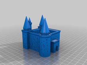 prova fortezza medievale generatore gli edifici le strutture personalizzato 3d print model - Mito3D