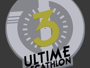 ultimate decathlon speedrun sfida logo video giochi mario sfuggi superplayer di gioco 3d print model - Mito3D