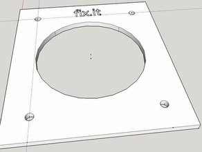 untersetzer sp lbeckenhahn Küche und Esszimmer 3d print model - Mito3D