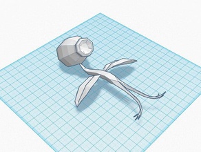 pokemon bellsprout 3d all one separate parts creatures model go 3d print model - Mito3D