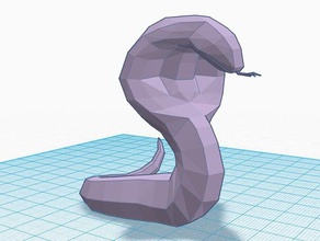 pokemon arbok lowpoly 1 2 partes we3duk criaturas 3dmodel ir 3d print model - Mito3D