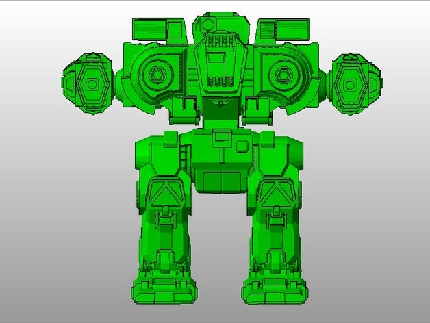 mwo Stil fafnir battletech Brettspiel Miniatur veraltet Spielsets 3D print model - Mito3D