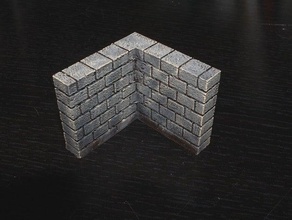 openforge 20 corner construction kit cut-stone backs toy game accessories dnd tiles dungeon flooring miniatures openforge2 openforgeckit pathfinder rpg tabletop tavern terrain wood 3d print model - Mito3D