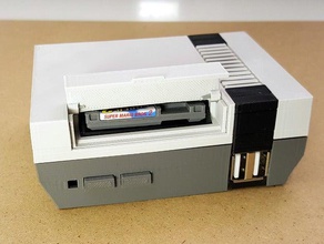 mini nes raspberry pi case video games 3d print model - Mito3D