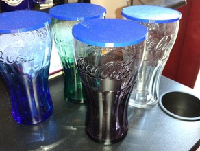 coca cola glass lid household 3d print model - Mito3D