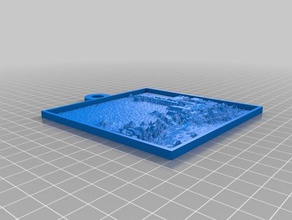 texas ave 2d sanat özelleştirilmiş 3d print model - Mito3D