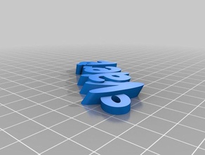 valerie keyring organization customized 3d print model - Mito3D