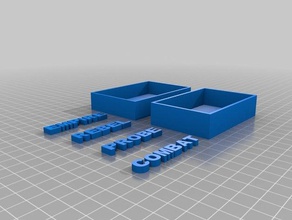star wars rebellion deck boxes 3d printing 3d print model - Mito3D