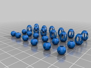cute beads 3d printing jewelry 3d print model - Mito3D