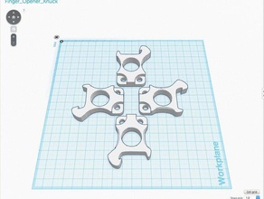 apribottiglie knuck keychain tool mano strumenti 3d print model - Mito3D
