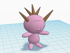 pokemon chespin modèle 3d we3duk les créatures 3dmodel aller 3d print model - Mito3D