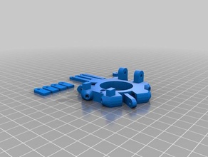 effector delta printer 3d parts 3d print model - Mito3D