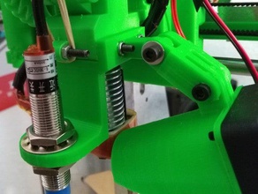 gregs wade autolevel fan mount 3d printer parts probe auto bed leveling inductive sensor 3d print model - Mito3D