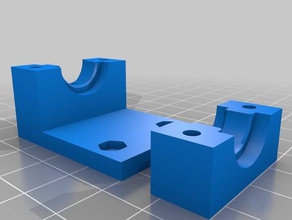 acorta fileteado monoprice mp seleccione mini hotend e3d adaptador de la impresora partes 3d print model - Mito3D