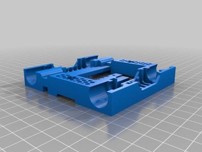 flash forge creator dual malyan m180 carriage part fan holes 3d printer parts 3d print model - Mito3D