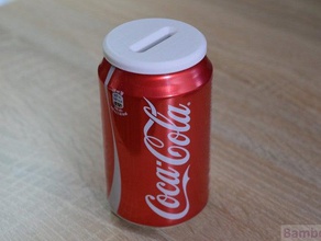 money box coca cola can containers beverage coca-cola coins decor drink drinking extra fun kids toy toys model organizer pepsi save sprite super useful 3d print model - Mito3D