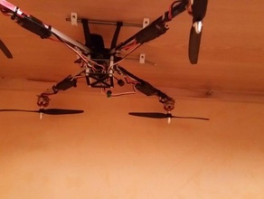 multicopter helikopter sahibi r c araçlar askı tutucu ters monte edin quadcopter trex duvar duvara 3d print model - Mito3D