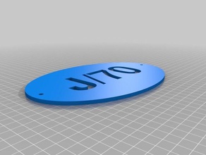 my customized boat name household 3d print model - Mito3D