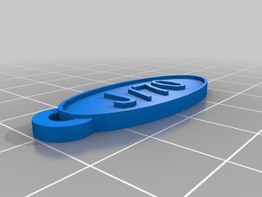 my boat keychains customized 3d print model - Mito3D