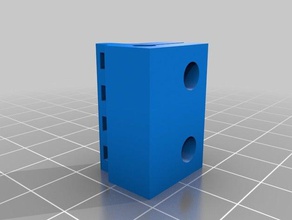 bowden tube mount holder 3d printer parts 2020 extrusion misumi extruder eclips3d eclipse eclipse3d 3d print model - Mito3D
