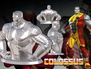 colossus bust high res people comic marvel superhero 3d print model - Mito3D
