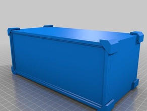 my customized easy print fit box parametric diy 3d print model - Mito3D