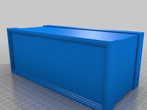 my customized easy print fit box parametric diy 3d print model - Mito3D