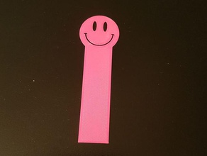 smiley bookmark other 3d print model - Mito3D