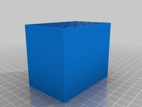 6x5 resistencia de la caja organización personalizado 3d print model - Mito3D