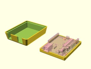 arduinoxinoenclosure scudo di opzioni l'elettronica openenergy 3d print model - Mito3D