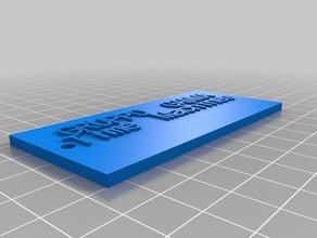 özel plaketimi organizasyon 3d print model - Mito3D