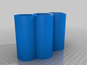 olympicringspenholder office 3d print model - Mito3D