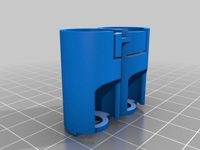 cr2 Batteriehalter caddy tools fusion 360 pahl 3d print model - Mito3D