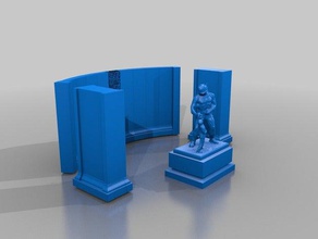 seabee memorial v1 Skulpturen 3d print model - Mito3D