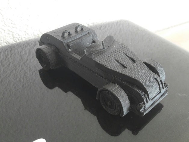 burton 425 roadster 2cv in base kitcar veicoli 3D print model - Mito3D