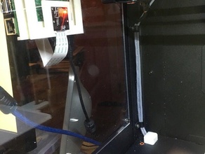 qidi tech hanging raspberry pi camera mount 3d printer accessories 3d print model - Mito3D