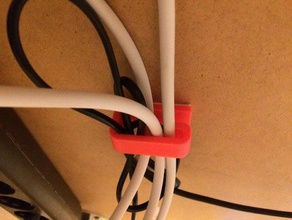 fil organisateur de gestion des câbles l'organisation gestionnaire câble 3d print model - Mito3D